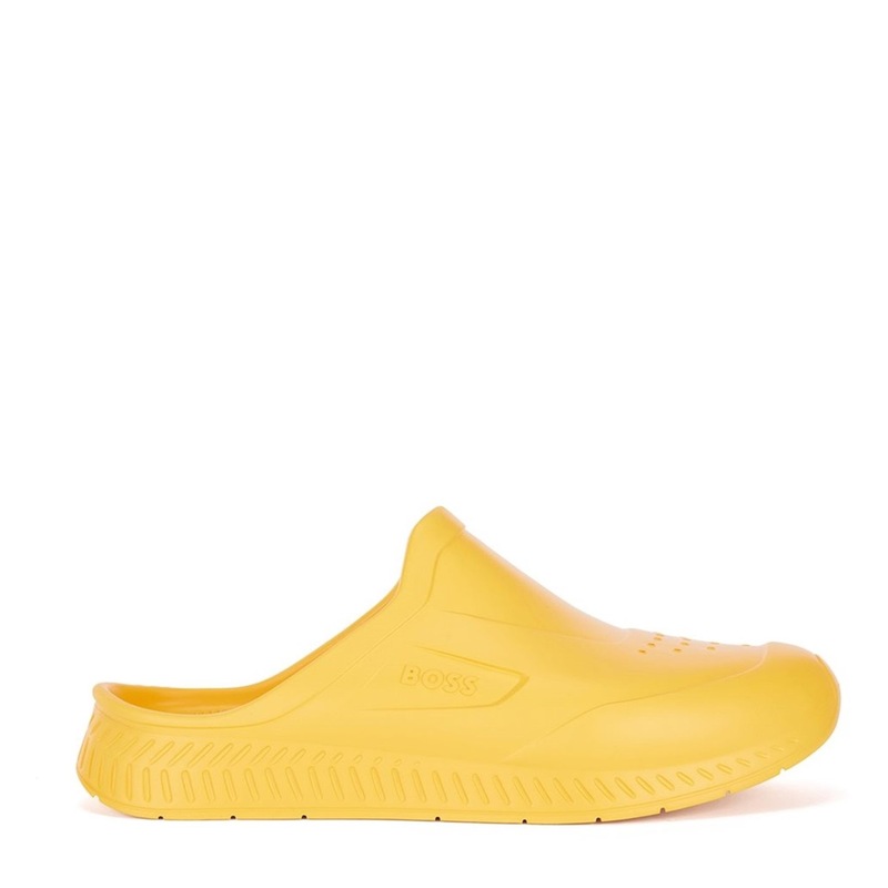 ボス メンズ シューズ サンダル Boss Titanium-R_Slid_rb 10243417 01 Open Yellow イエロー