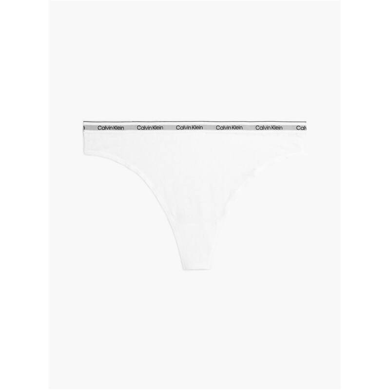 カルバンクライン レディース アンダーお召しもの ズボン下 綿織物 スピード競技 Calvin Klein Calvin Modern Cotton Lace Thong White 白いこと ショーツ-インナー・下着・ナイトウェア-レディース