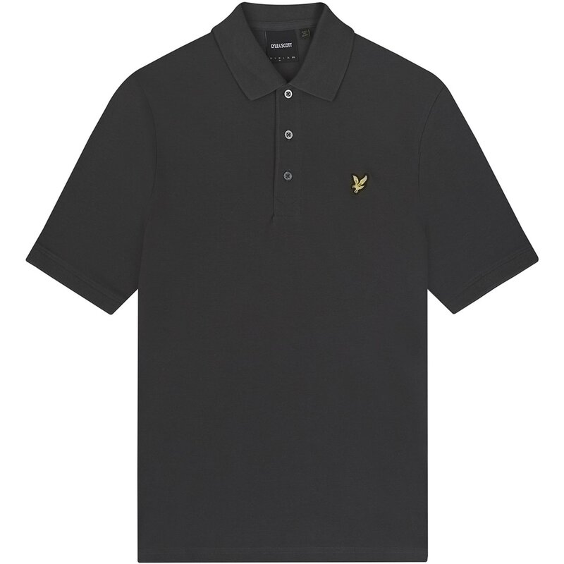 ライルアンドスコット メンズ トップス Tシャツ ポロシャツ Lyle and Scott Basic Short Sleeve Polo Shirt Gunmetal W635 ガンメタル