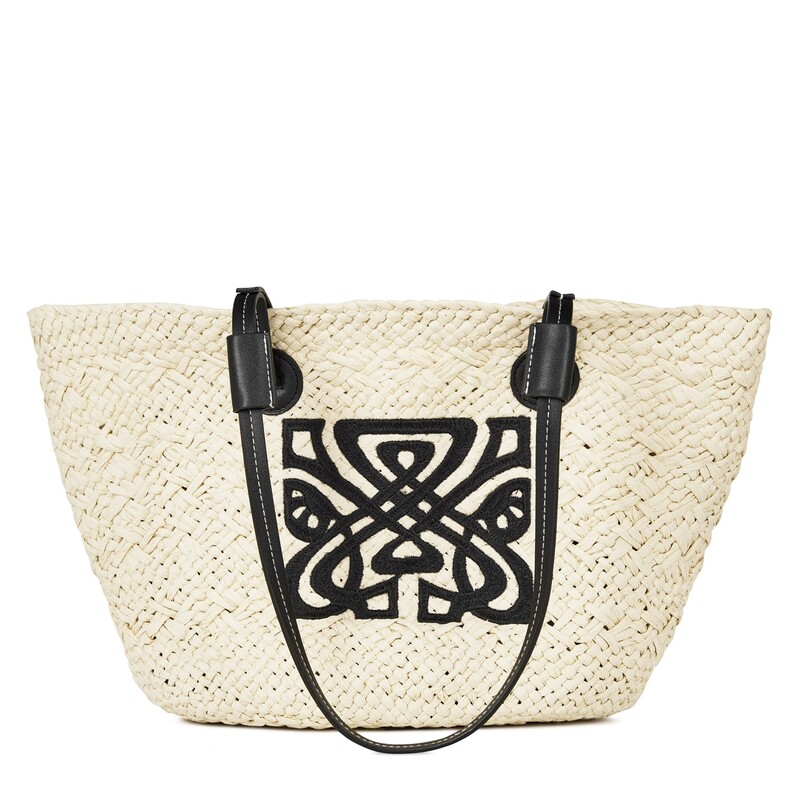 ビバ レディース バッグ ハンドバッグ Biba Straw Beach Bag Ld34 Natural