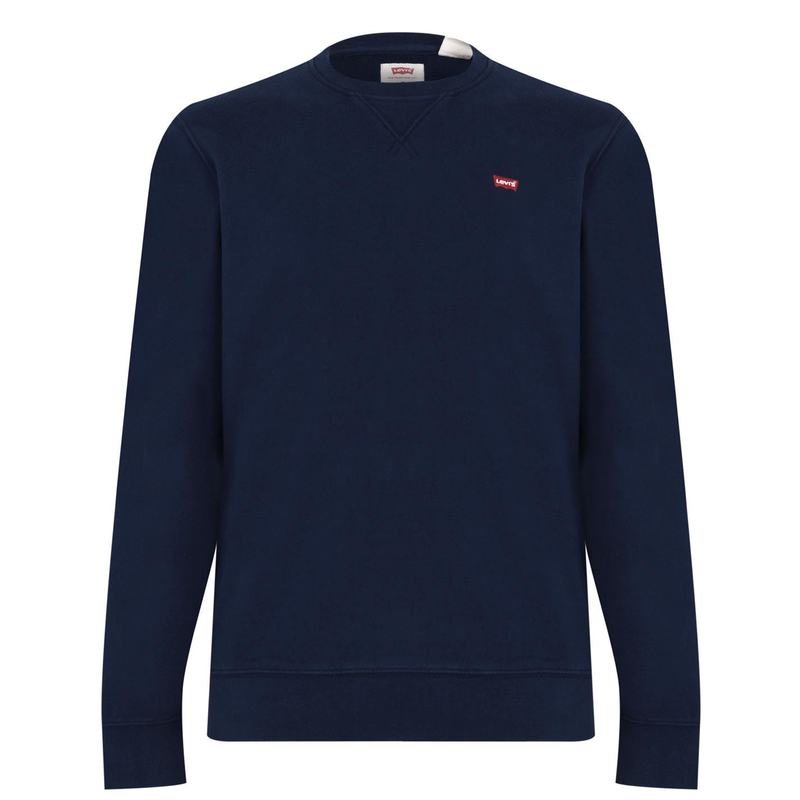 リーバイス メンズ アウター ニット・セーター クルーネック セーター Levis New Original Crew Neck Sweater Dress Blues|ReVida 店