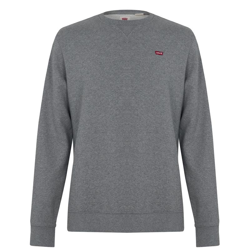 リーバイス メンズ アウター ニット・セーター クルーネック セーター Levis New Original Crew Neck Sweater Grey Marl グレー｜ReVida 店 15,251円