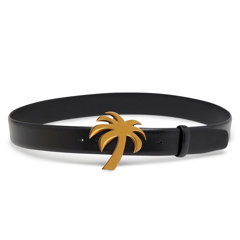 パーム・エンジェルス メンズ アクセサリー ベルト PALM ANGELS Palm Buckle Belt Black/Gld 1076 ブラック