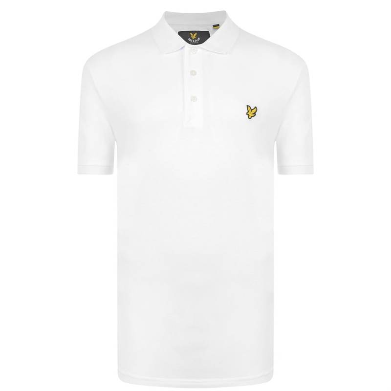 ライルアンドスコット メンズ トップス Tシャツ ポロシャツ ロゴ Lyle and Scott Logo Polo Shirt White 626 ホワイト｜ReVida 店