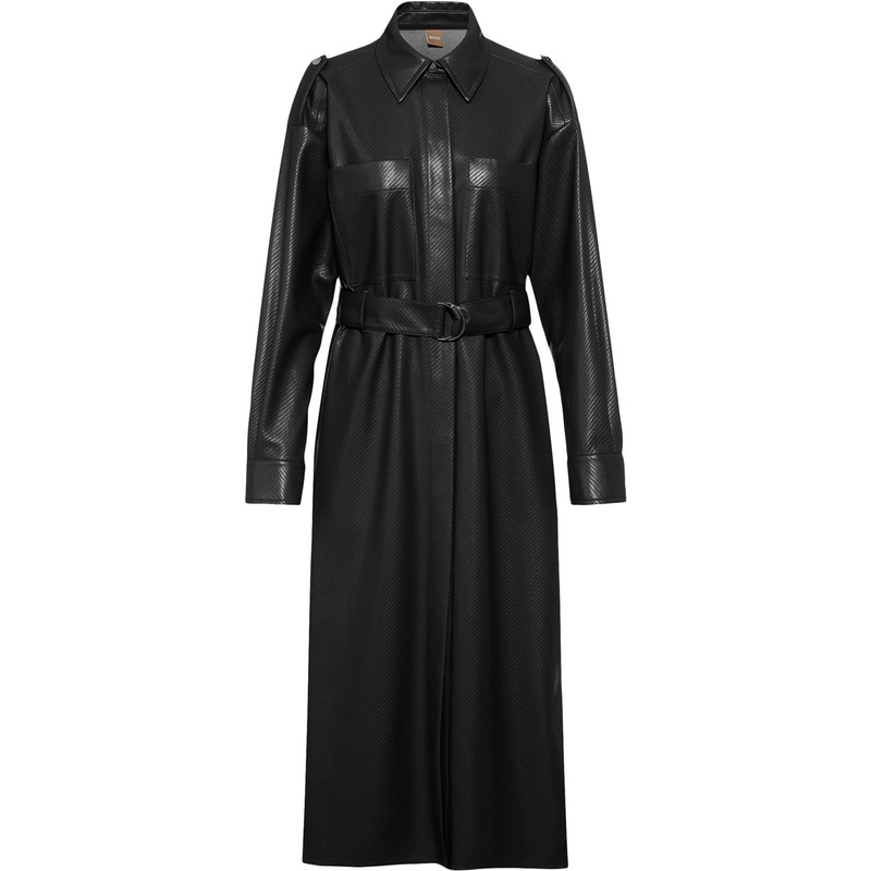 ボス レディース トップス ワンピース Boss Delexa Ld42 Black 001 ブラック