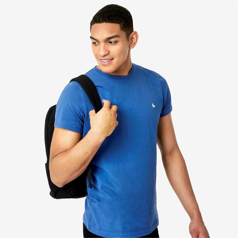 ジャック ウィルス メンズ トップス Tシャツ Jack Wills Sandleford Classic T-Shirt Deep Blue ブルー