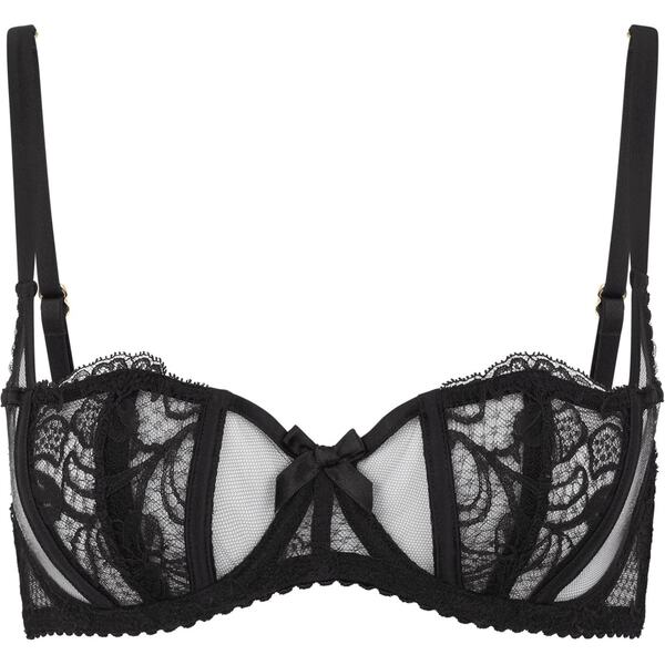 エージェントプロヴォケイター レディース アンダー御召しもの ブラ Agent Provocateur ROZLYN Balconette Underwired Bra Black 黒いこと
