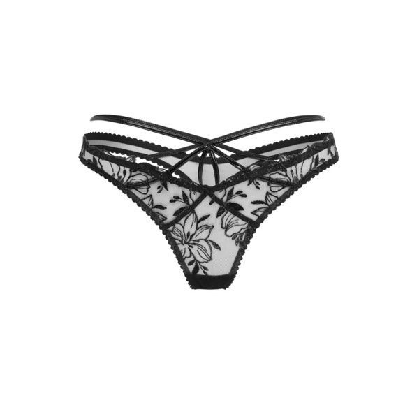 エージェントプロヴォケイター レディース アンダー御召しもの ズボン下 Agent Provocateur OZELLA Thong Black 黒いこと