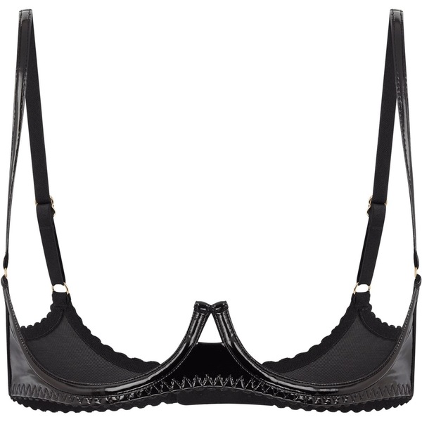 エージェントプロヴォケイター レディース アンダー御召しもの ブラ Agent Provocateur OZELLA Open Bra Black 黒いこと