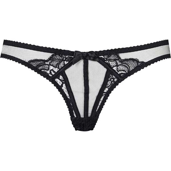 エージェントプロヴォケイター レディース アンダー御召しもの ズボン下 Agent Provocateur ROZLYN Ouvert Black 黒いこと