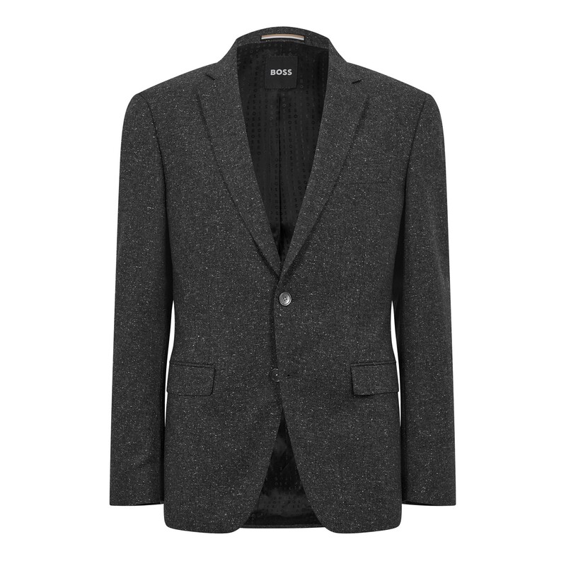 ボス メンズ アウター ジャケット・ブルゾン Boss Hutson Elbo Jkt Sn99 Dark Grey グレー