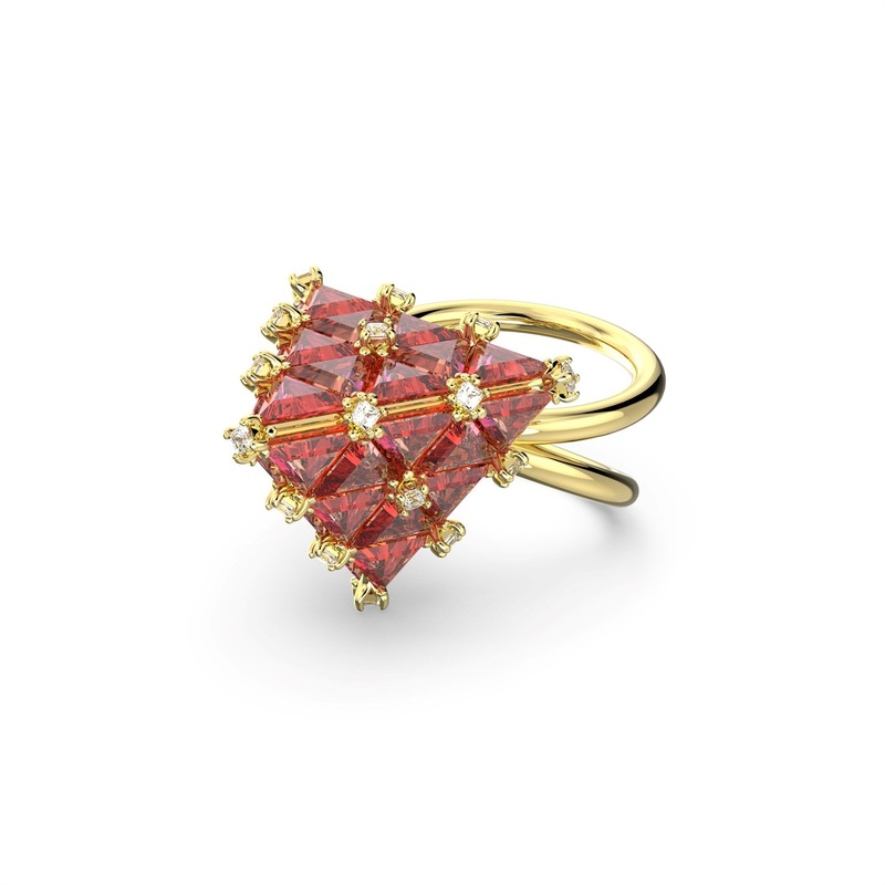 スワロフスキー レディース アクセサリー リング Swarovski Curio Ring Ld99 Orange/Gold オレンジ
