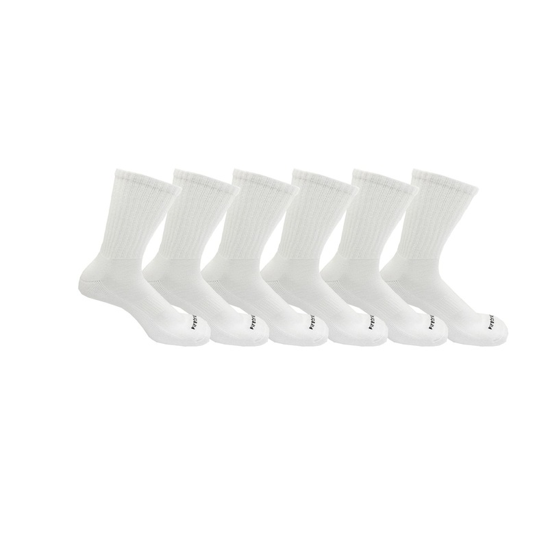 ファイヤートラップ メンズ アンダーウェア 靴下 Firetrap 6Pk Crw Sock Mens White ホワイト