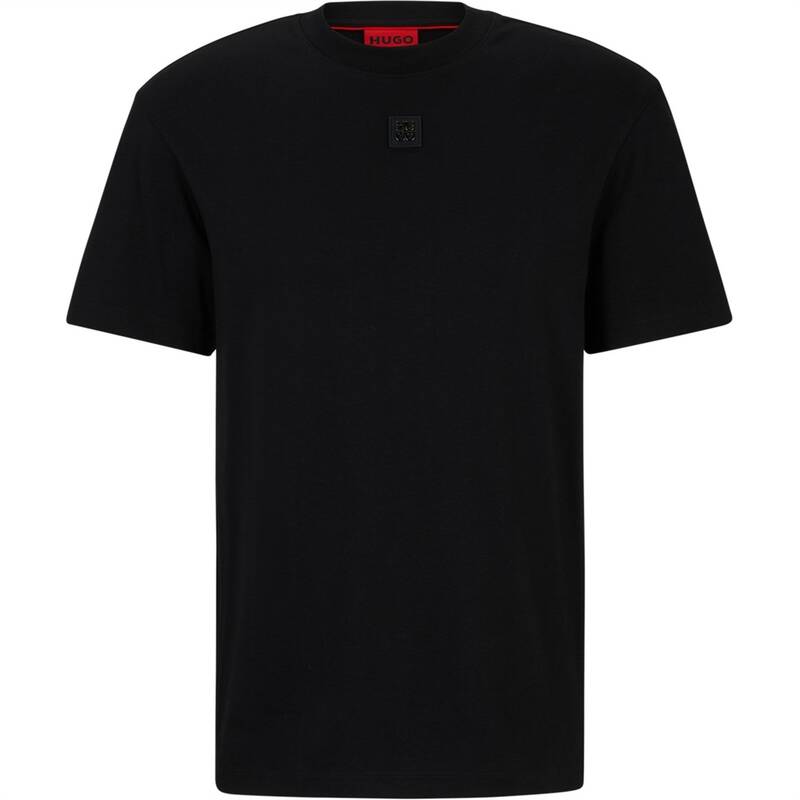 フューゴ メンズ トップス シャツ HUGO Dalile 10231453 01 Black 001 ブラック