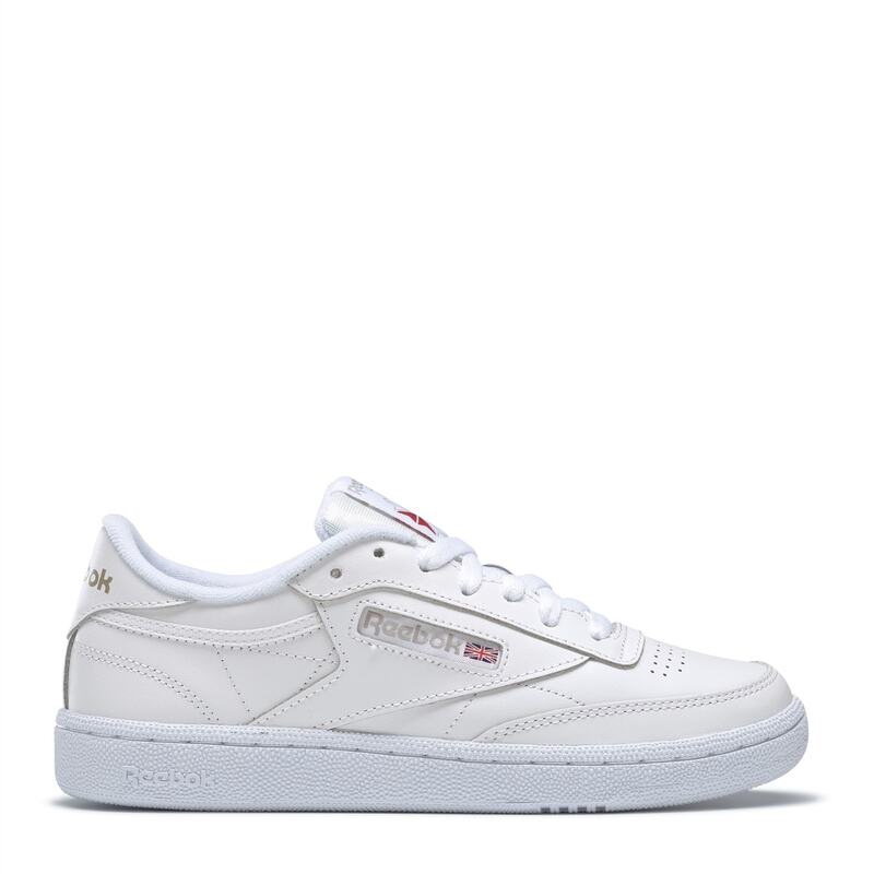 リーボック レディース シューズ スニーカー Reebok Club C Trainers Ladies Wht/Wht/Gold ゴールド