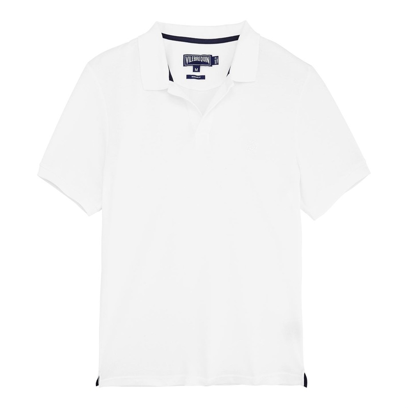 ヴィルブレクイン メンズ トップス Tシャツ ポロシャツ Vilebrequin Pique Polo Shirt White 010 ホワイト
