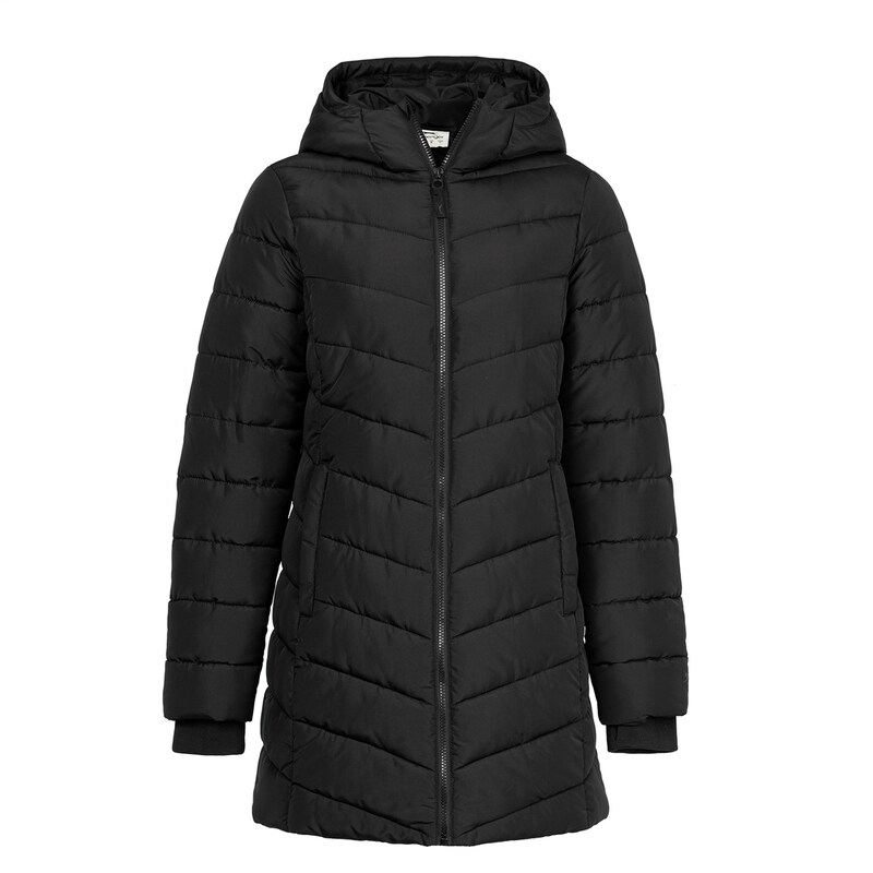 スラセンジャー レディース アウター 上衣・上衣 上衣 Slazenger Essentials Mid Padded Jacket Womens Black 黒いこと