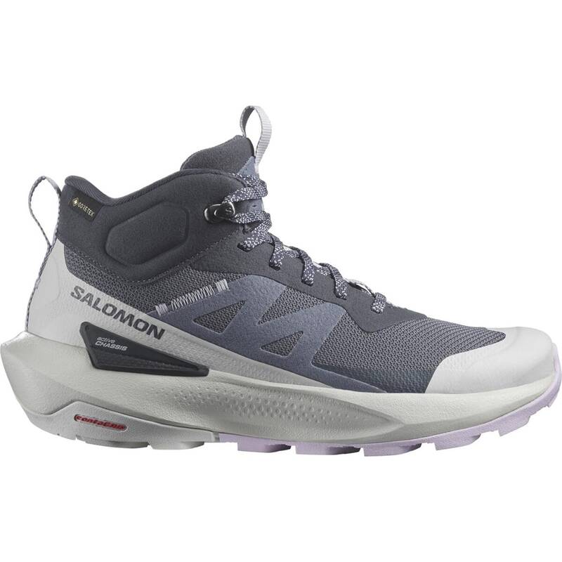 サロモン レディース シューズ ブーツ・レインブーツ Salomon Elixir Activ Mid GTX Womens Walking Shoe India Ink