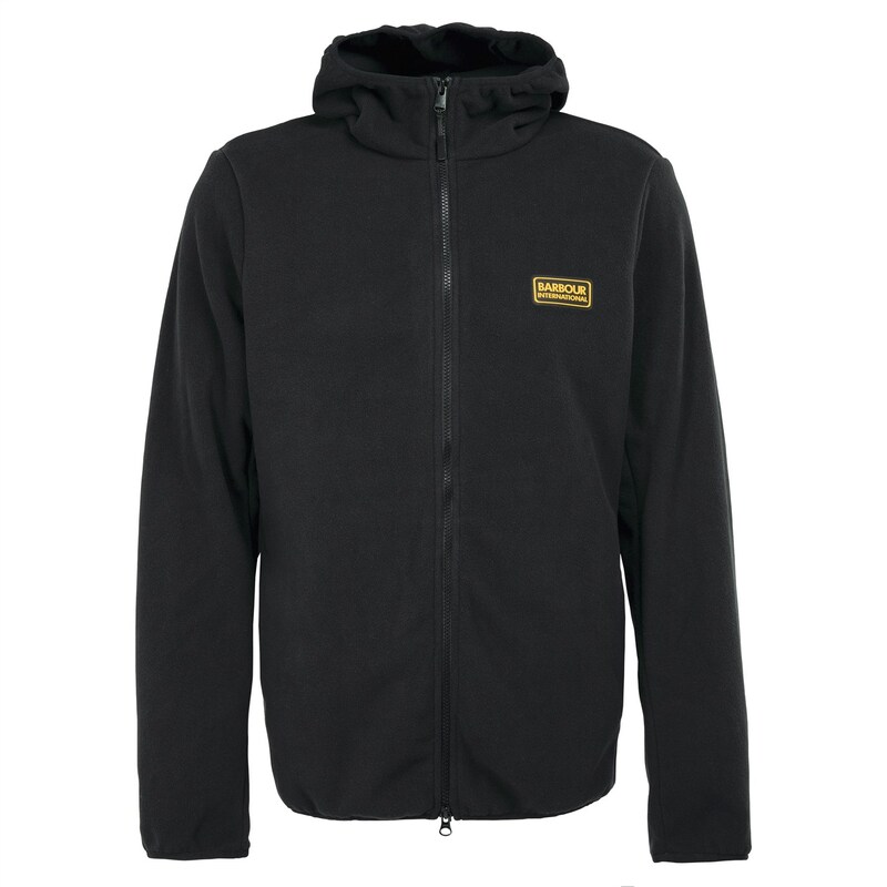 バブアー メンズ アウター 上衣・上衣 フリース 上衣 Barbour International Preston Fleece Jacket Black 黒いこと