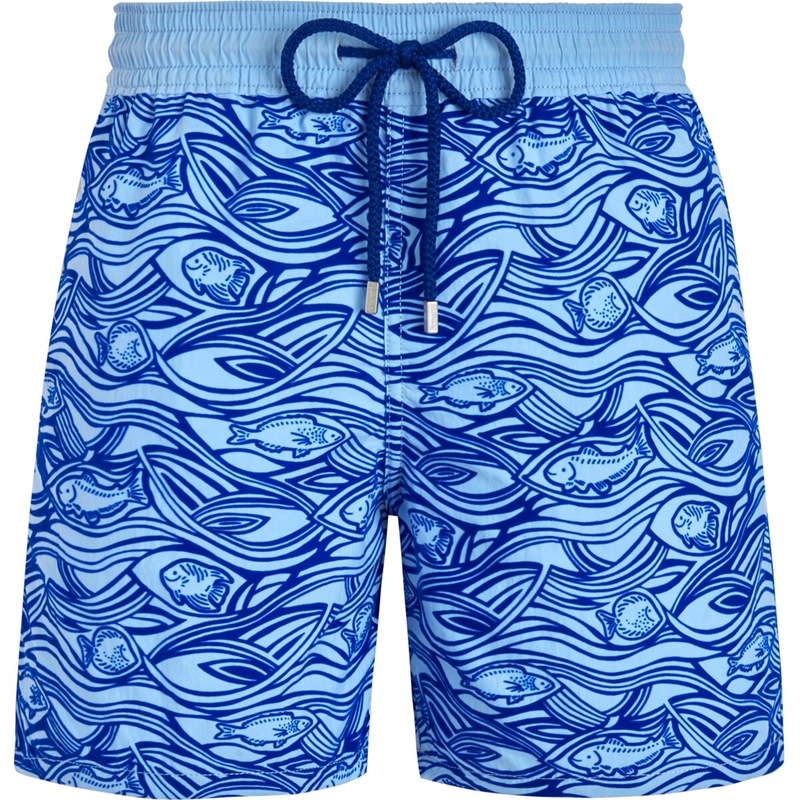 ヴィルブレクイン メンズ 海水着 二分の一ズボン下・さる股引き Vilebrequin VQuin Flock Fish 錫42 Fleur De Lin