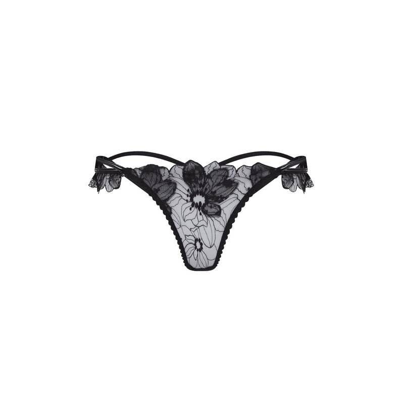エージェントプロヴォケイター レディース アンダー御召しもの ズボン下 Agent Provocateur LITZIA Ouvert Black 黒いこと