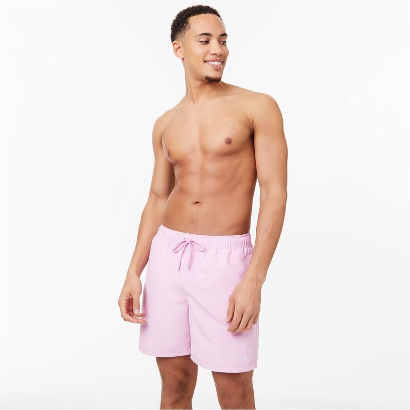 ジャック ウィルス メンズ 水着 ハーフパンツ・ショーツ ショートパンツ Mid-Length Swim Shorts by Jack Wills Pink ピンク｜ReVida 店