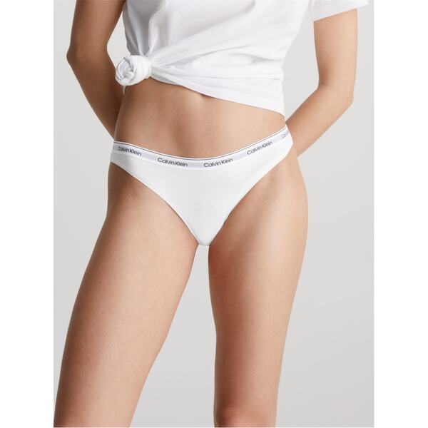 カルバンクライン レディース アンダー御召しもの ズボン下 Calvin Klein Calvin Mod Lgo Tng Ld00 White 白いこと