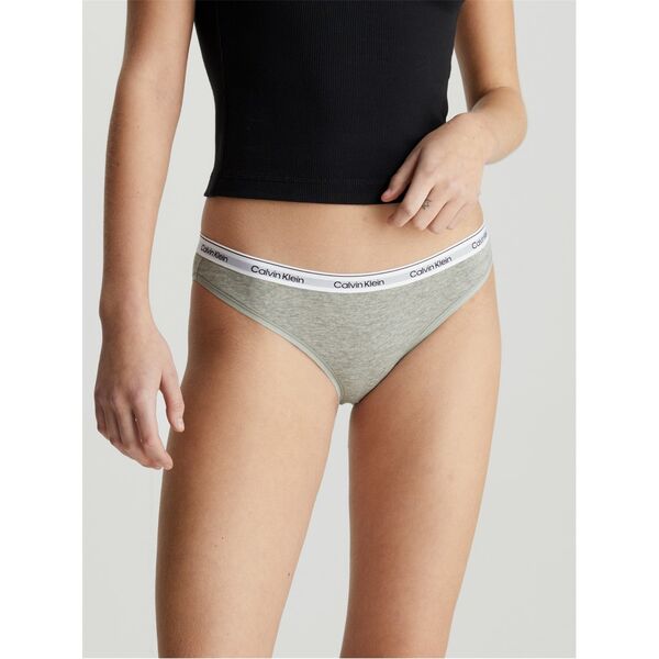 カルバンクライン レディース アンダー御召しもの ズボン下 Calvin Klein Calvin Mod Lgo Brf Ld00 Grey Heather 薄墨色