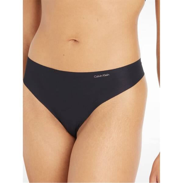カルバンクライン レディース アンダー御召しもの ズボン下 Calvin Klein THONG Black 黒いこと