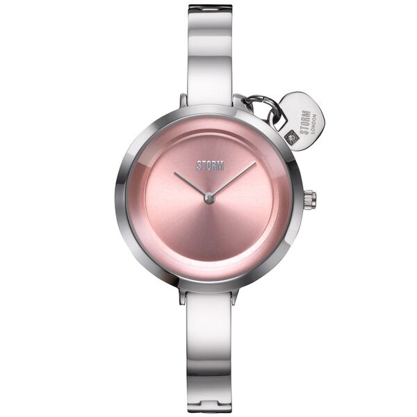 ストーム レディース アクセサリー 腕時計 Tシャツ Storm Mera Silver Impatiens Pink Stainless Steel Watch Slvr ピンク