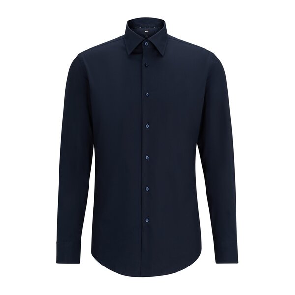 ボス メンズ トップス シャツ Boss Hank Kent Long Sleeve Shirt Dark Blue 404 ブルー 21,868円