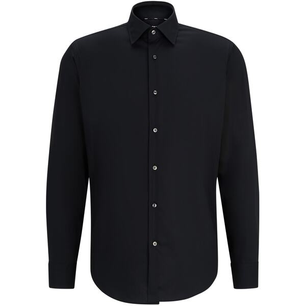 ボス メンズ トップス シャツ Boss H-JOE-kent-C1-214 10219212 01 Black 001 ブラック