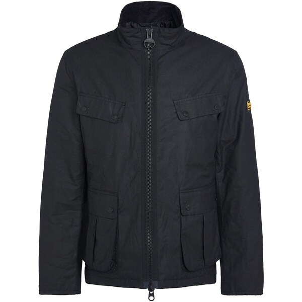 バブアー メンズ アウター ジャケット・ブルゾン Barbour International Re-Duke Wax Black BK91 ブラック