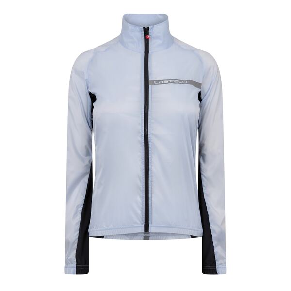 カステリ レディース アウター 上衣・上衣 上衣 Castelli Squadra Stretch Women\u0027s Jacket Silver しろがね色