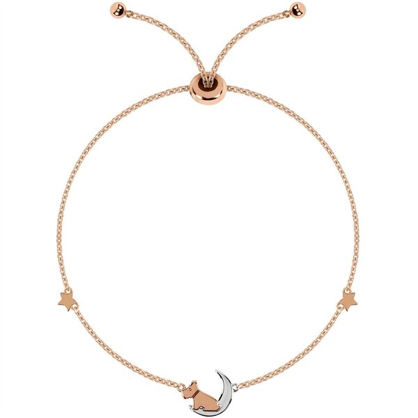 ラドリー レディース アクセサリー ネックレス・チョーカー・ペンダントトップ Radley Two Tone Dog in Moon Bracelet Rose Gold ゴールド