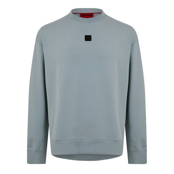 フューゴ メンズ アウター パーカー・スウェット セーター HUGO Crew Sweater Open Grey 074 グレー｜ReVida 店