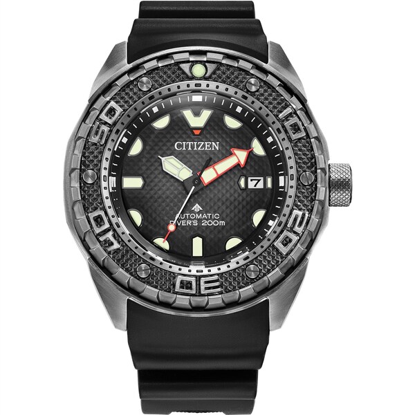 シチズン メンズ 付属品 ウオッチ Citizen Promaster Dive Titanium Classic Watch NB6005-05L Blck