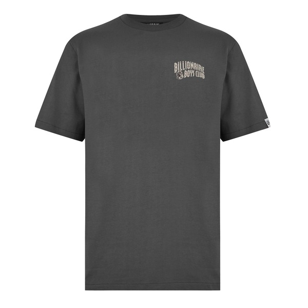 ビリオネアボーイズクラブ メンズ トップス Tシャツ ロゴ BILLIONAIRE BOYS CLUB Small Arch Logo T Shirt Space Grey グレー