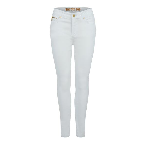 ビバ レディース ボトムス ジーンズズボン下 デニム BIBA Stevie Stretch Skinny Jeans White 白いこと