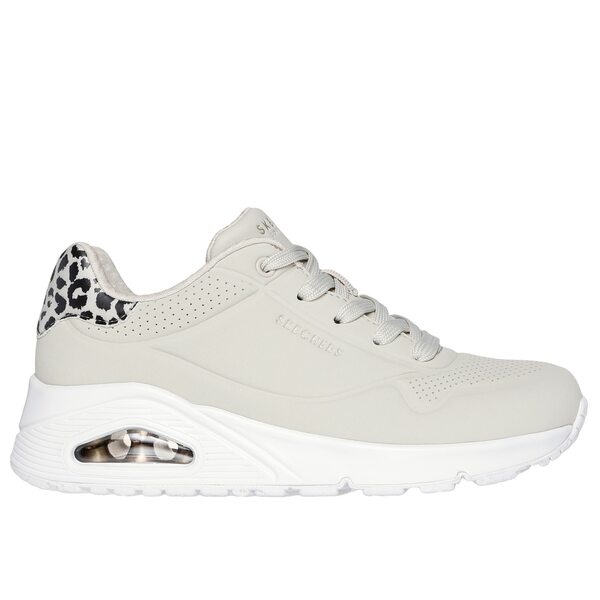 スケッチャーズ レディース シューズ スニーカー Skechers UNO Stand On Air Trainers Womens Beige/Leopard ベージュ