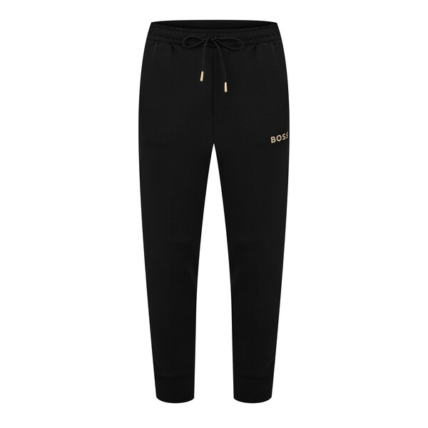 ボス メンズ ボトムス カジュアルパンツ Boss Hadiko 1 10256713 01 Black Gold ブラック|ReVida 店