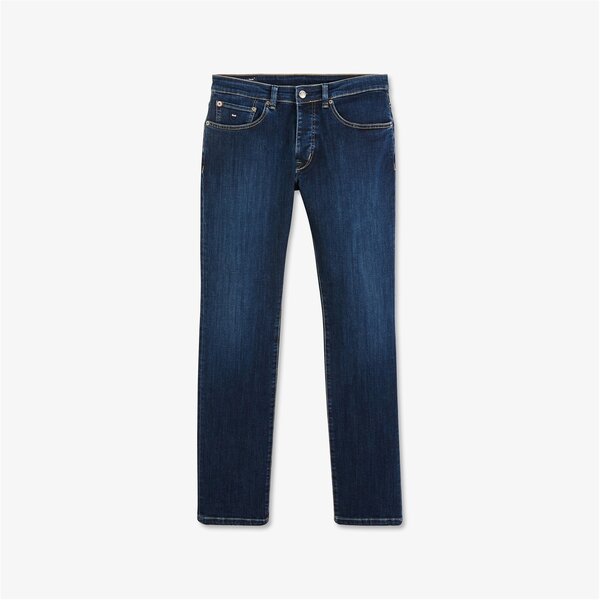 エデンパーク メンズ ボトムス デニムパンツ コットン ジーンズ Eden Park Blue jeans in stretch cotton BLF1 ブルー｜ReVida 店