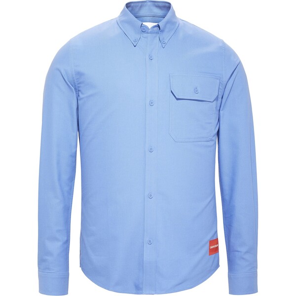 カルバンクライン メンズ トップス シャツ オックスフォード ジーンズ Calvin Klein CK Jeans Oxford Shirt Blue ブルー｜ReVida 店