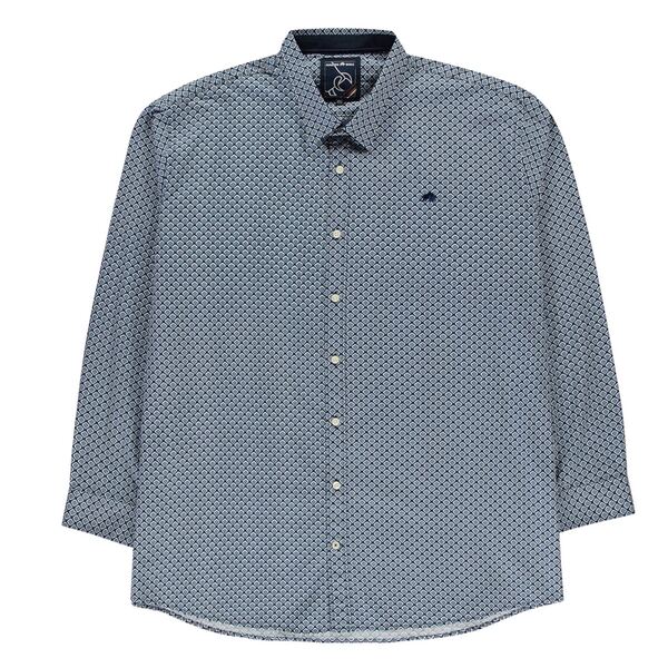 ライジングブル メンズ トップス シャツ トール Raging Bull Big & Tall Ditz Navy ネイビー｜ReVida 店