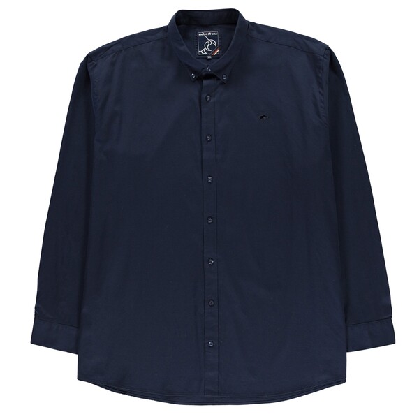 ライジングブル メンズ トップス シャツ トール Raging Bull Big & Tall L/S Pinpo Navy XXXL Navy ネイビー