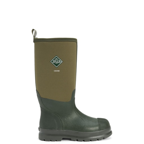 ムックブーツ レディース シューズ ブーツ・レインブーツ Muck Boots Chore Classic Hi Patterned Wellington Moss