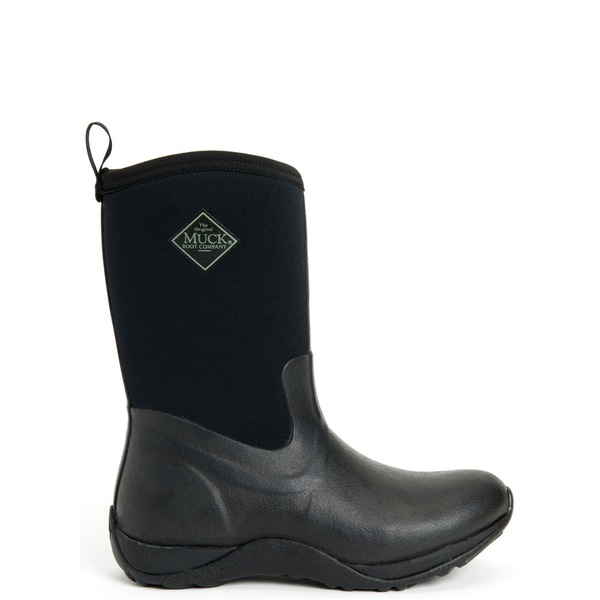 ムックブーツ レディース シューズ ブーツ・レインブーツ Muck Boots Arctic Weekend Pull On Wellington Boot Black ブラック