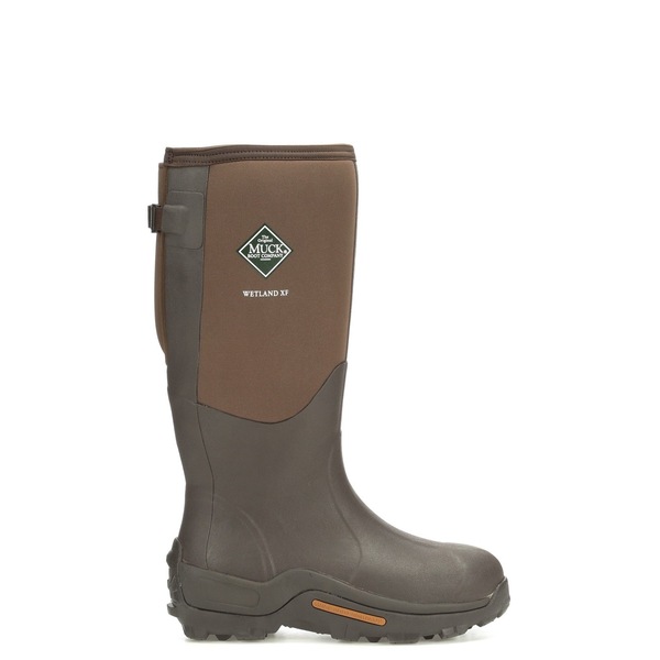 ムックブーツ メンズ シューズ ブーツ・レインブーツ Muck Boots Wetland XF Wellingtons Brown 赤銅色