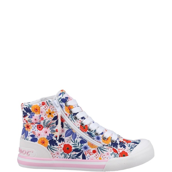 ロケットドッグ レディース シューズ スニーカー フラワー柄 フラワー Rocket Dog Jazzin Malden Floral Shoes White ホワイト