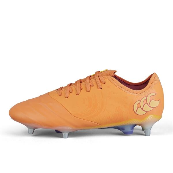 カンタベリー メンズ シューズ ブーツ・レインブーツ Canterbury Phoenix Genesis Elite Soft Ground Rugby Boots Ornge/Ylw/Red レッド